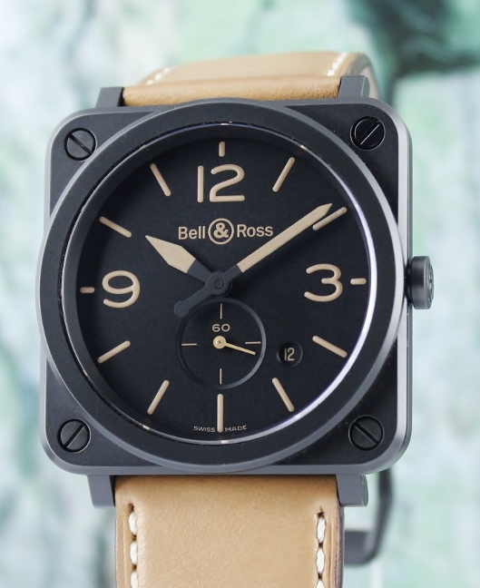 (image for) A Bell & Ross Heritage Ceramic Watch / BRS-64-CMBL